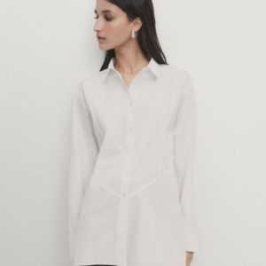 Cotton poplin shirt